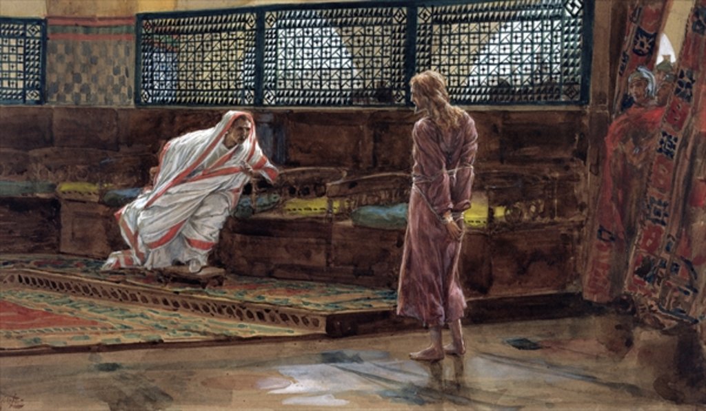 Detail of Jesus for the First Time before Pilate by James Jacques Joseph Tissot