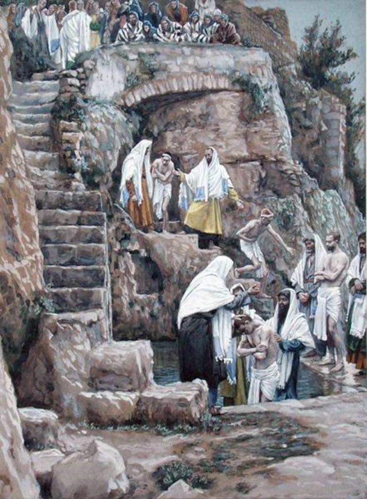 Detail of The Disciples of Jesus Baptising by James Jacques Joseph Tissot