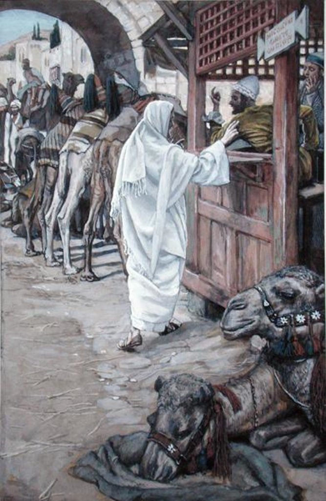 Detail of The Calling of St. Matthew, c.1886-94 by James Jacques Joseph Tissot