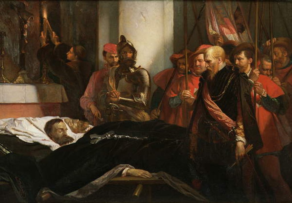 Detail of The Last Honours to Counts Egmont and Hoorn, 1859 by Louis Gallait