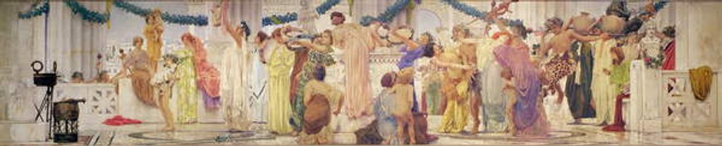 Detail of The Vintage Festival by Robert Frederick Blum