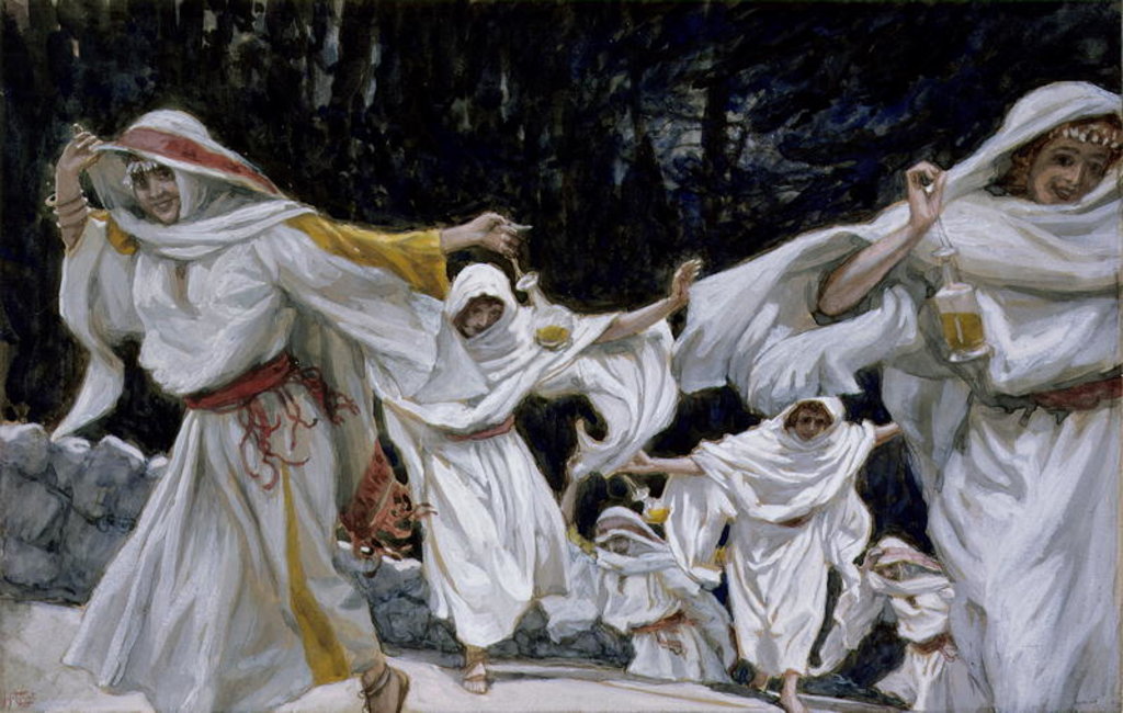 Detail of The Wise Virgins by James Jacques Joseph Tissot