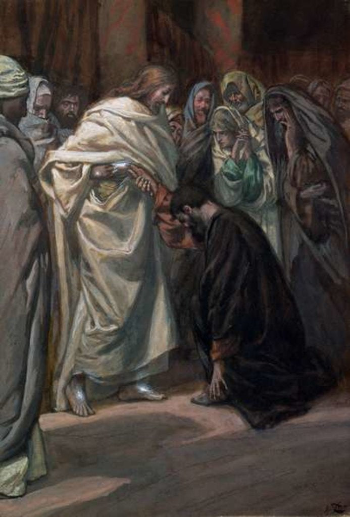 Detail of The Unbelief of St. Thomas by James Jacques Joseph Tissot
