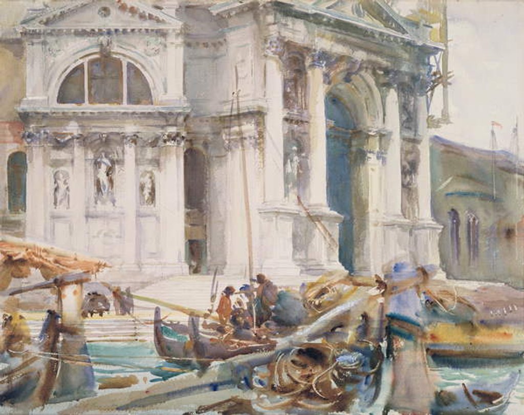 Detail of Santa Maria della Salute, 1904 by John Singer Sargent