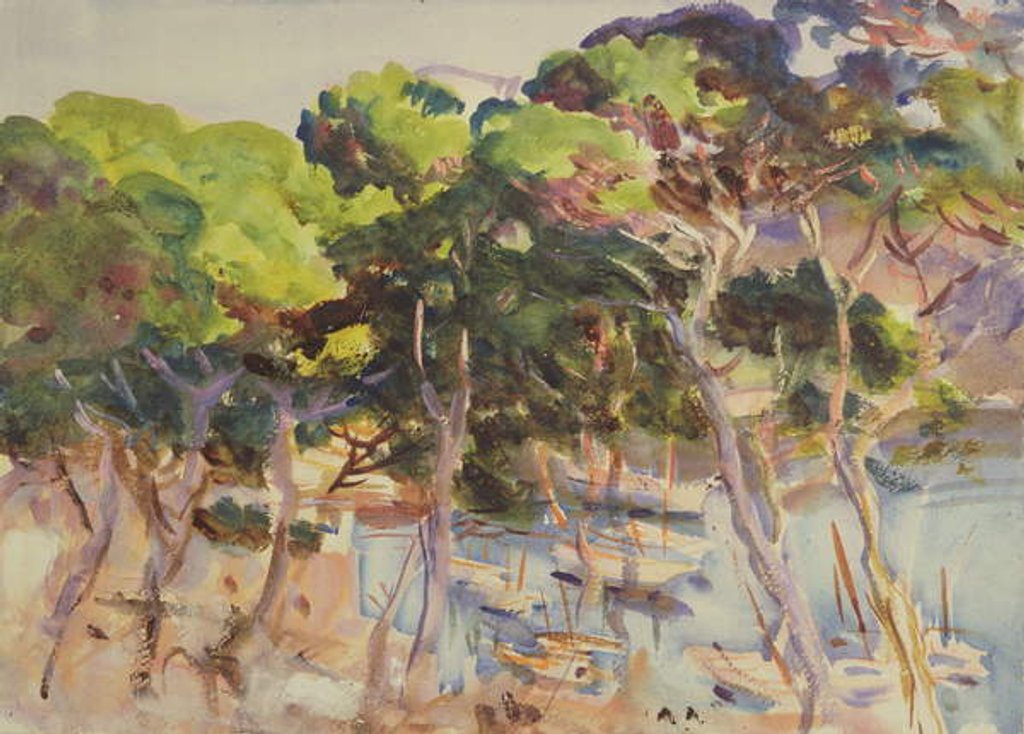 Detail of Port of Soller, 1907-08 by John Singer Sargent