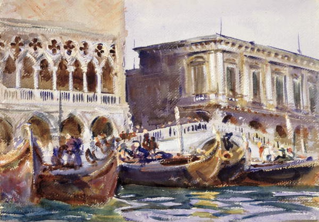 Detail of La Riva, c.1904 by John Singer Sargent