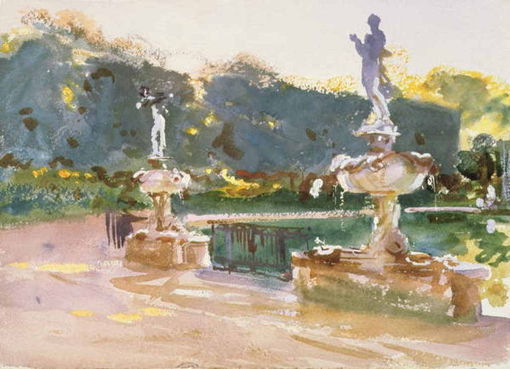 Detail of Boboli Gardens, c.1907 by John Singer Sargent