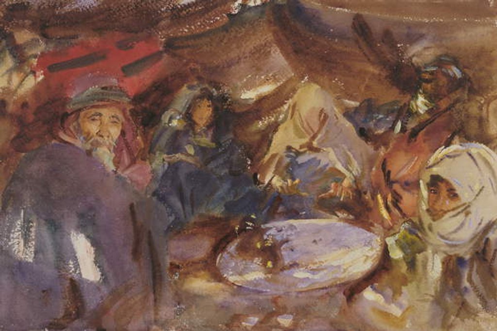 Detail of Arab Gypsies in a Tent, 1905-06 by John Singer Sargent