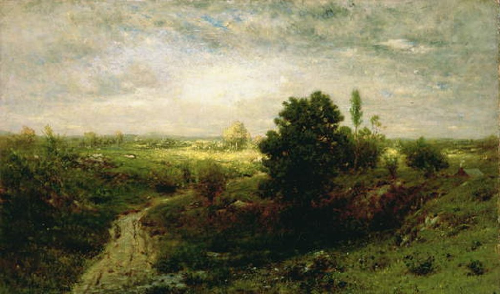 Detail of Keene Valley, c.1884-86 by Alexander Helwig Wyant