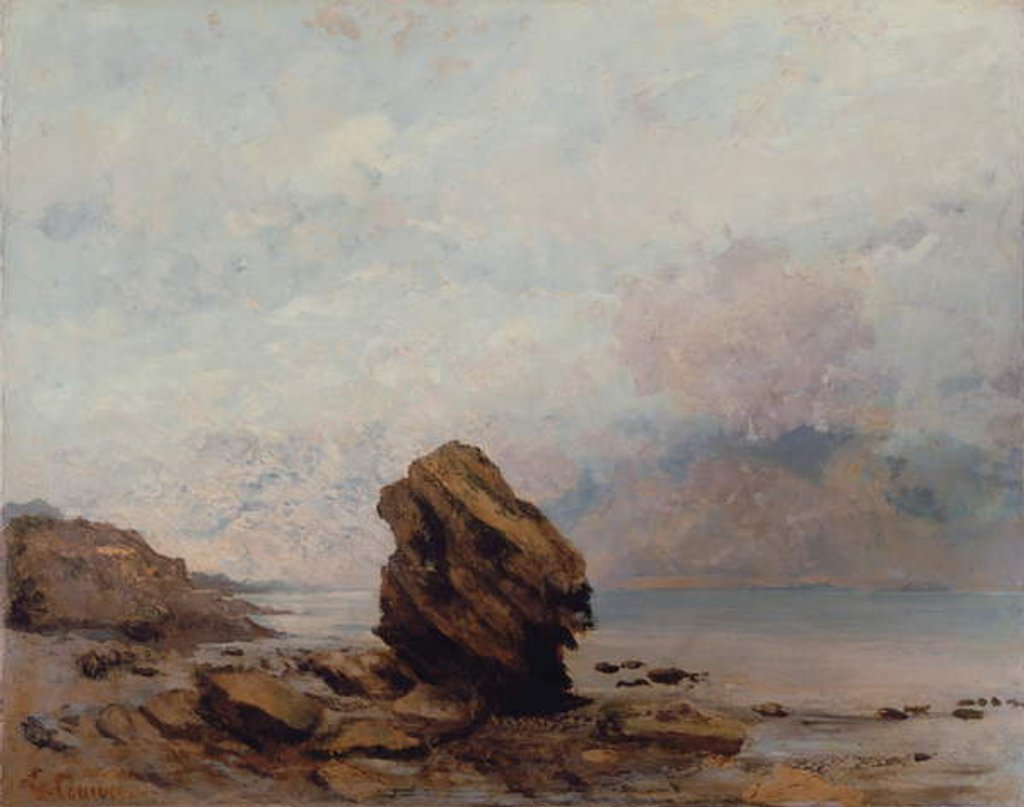 Detail of The Isolated Rock, c.1862 by Gustave Courbet