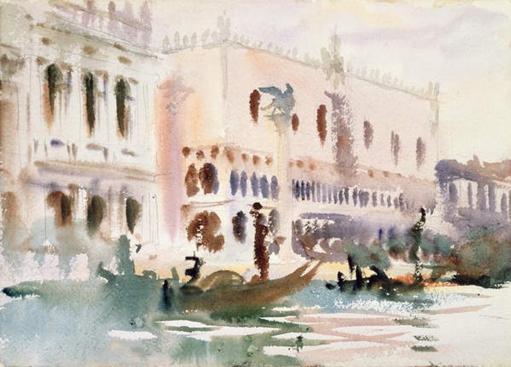 Detail of From The Gondola by John Singer Sargent