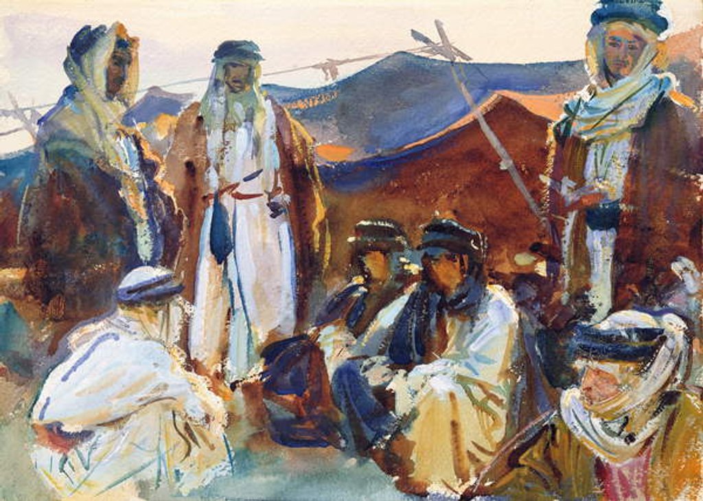 Detail of Bedouin Camp, 1905-06 by John Singer Sargent