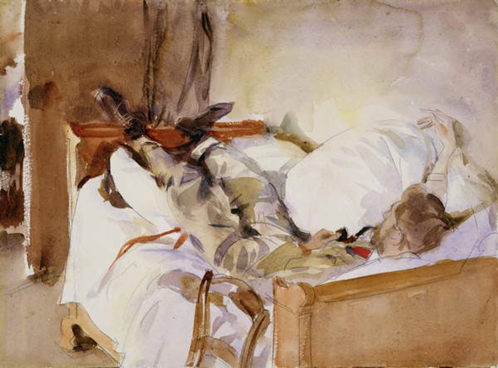 Detail of In Switzerland by John Singer Sargent