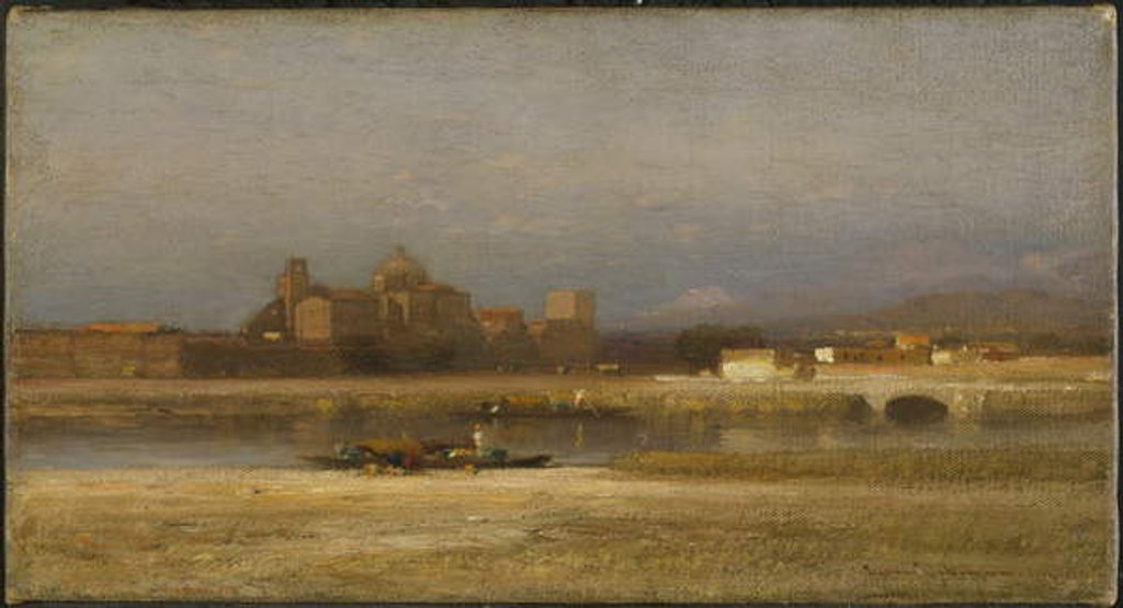 Detail of Bank of a Stream, 1892 by Samuel Colman