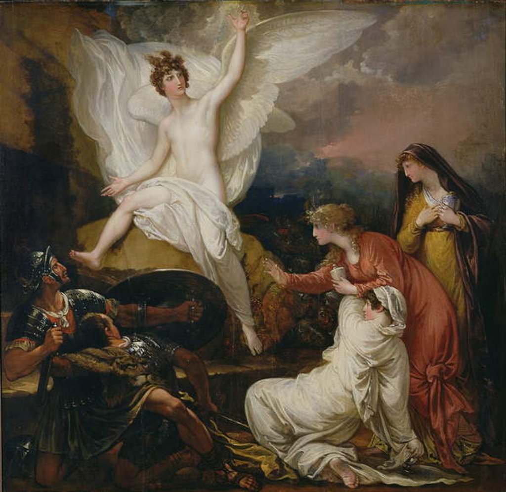 Detail of The Angel of the Lord Announcing the Resurrection, 1805 by Benjamin West