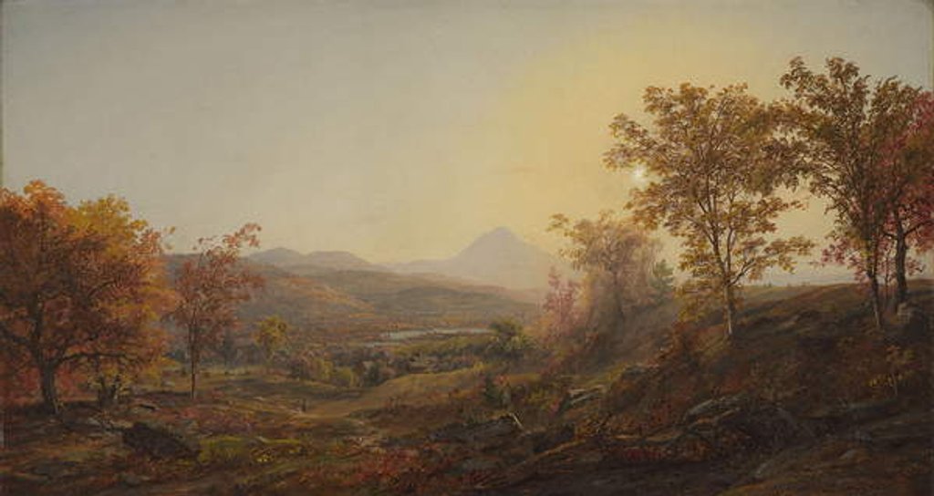 Detail of Autumn at Mount Chocorua, 1869 by Jasper Francis Cropsey
