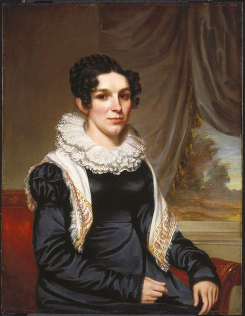 Detail of Maria Clarissa Leavitt by Samuel Lovett Waldo