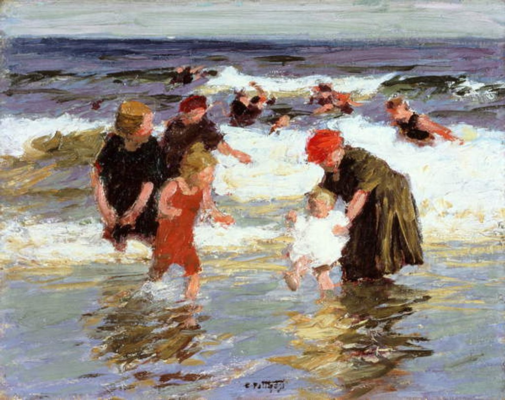 Detail of Bathers, c.1913 by Edward Henry Potthast
