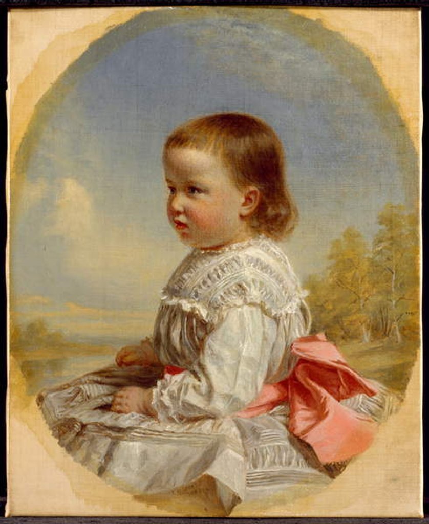 Detail of Susie Kent Southwick, 1873 by Thomas Waterman Wood