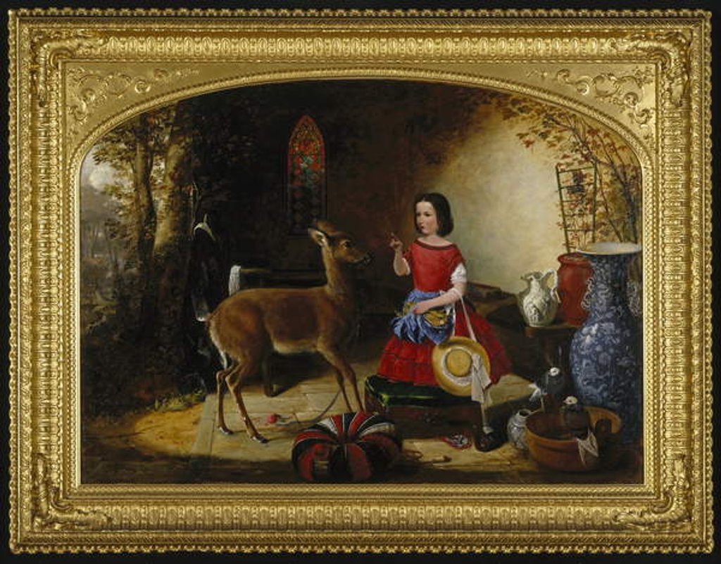 Detail of The Reprimand, 1852 by Arthur Fitzwilliam Tait