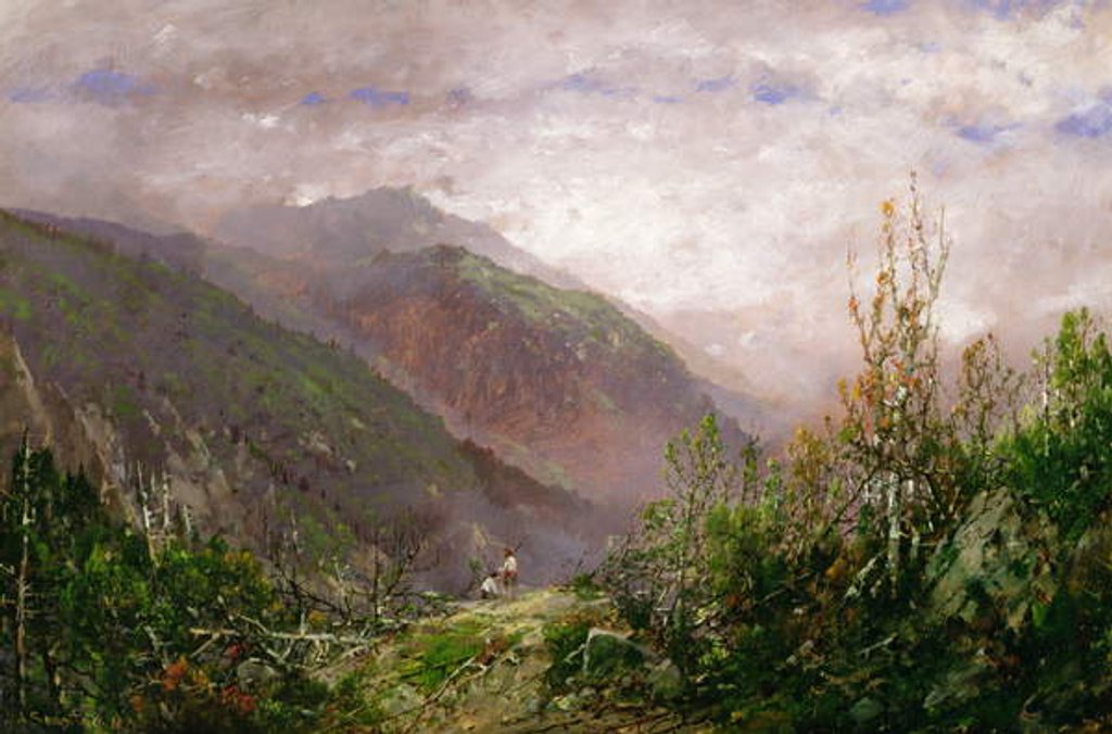 Detail of Scene in the White Mountains, c.1860-70 by William Sonntag