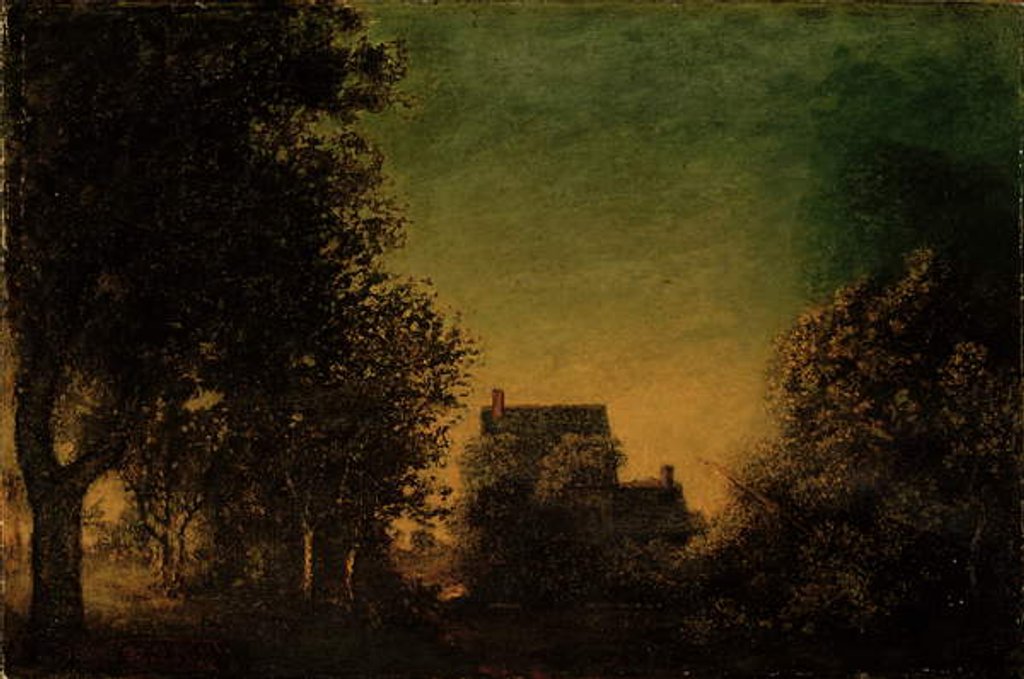 Detail of Edge of the Forest, c.1880-90 by Ralph Albert Blakelock
