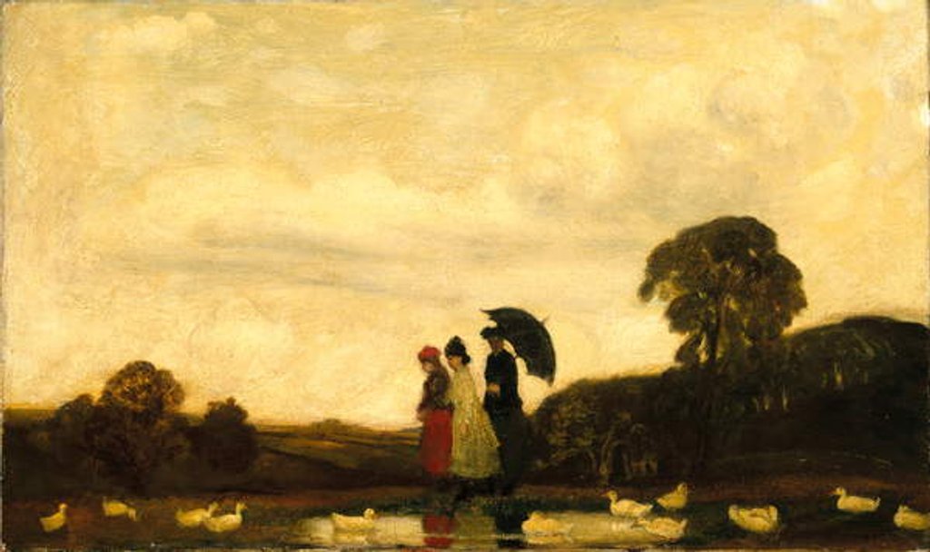 Detail of Every Saturday, c.1895-96 by Arthur Bowen Davies