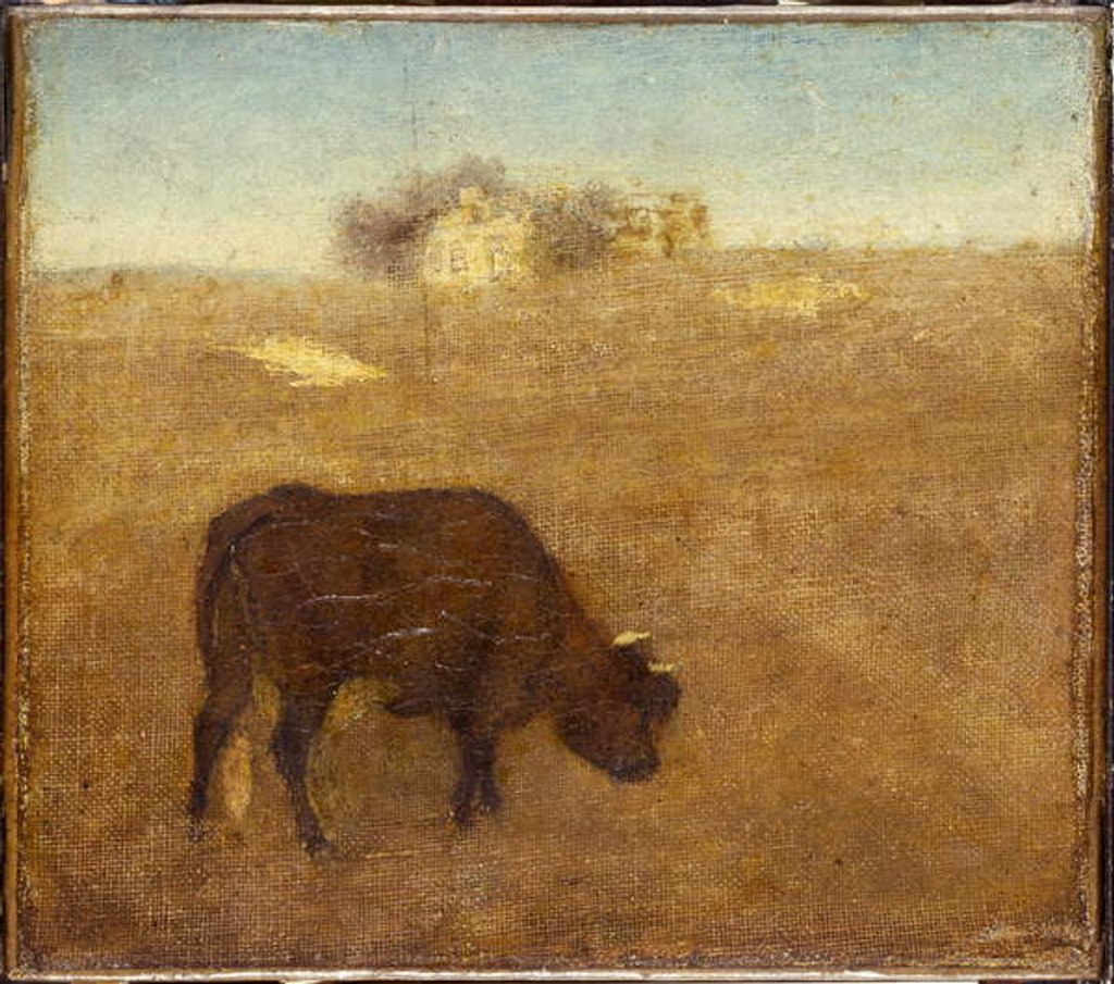 Detail of Evening Glow, the Old Red Cow, early to mid 1870s by Albert Pinkham Ryder