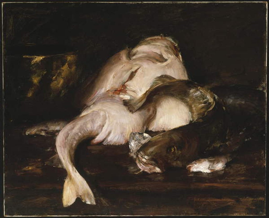 Detail of Still Life, Fish, 1912 by William Merritt Chase