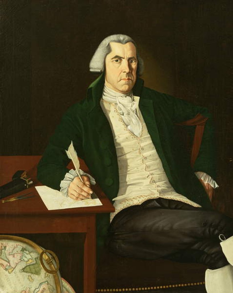 Detail of John Vinall c.1792 by John Mason Furnass