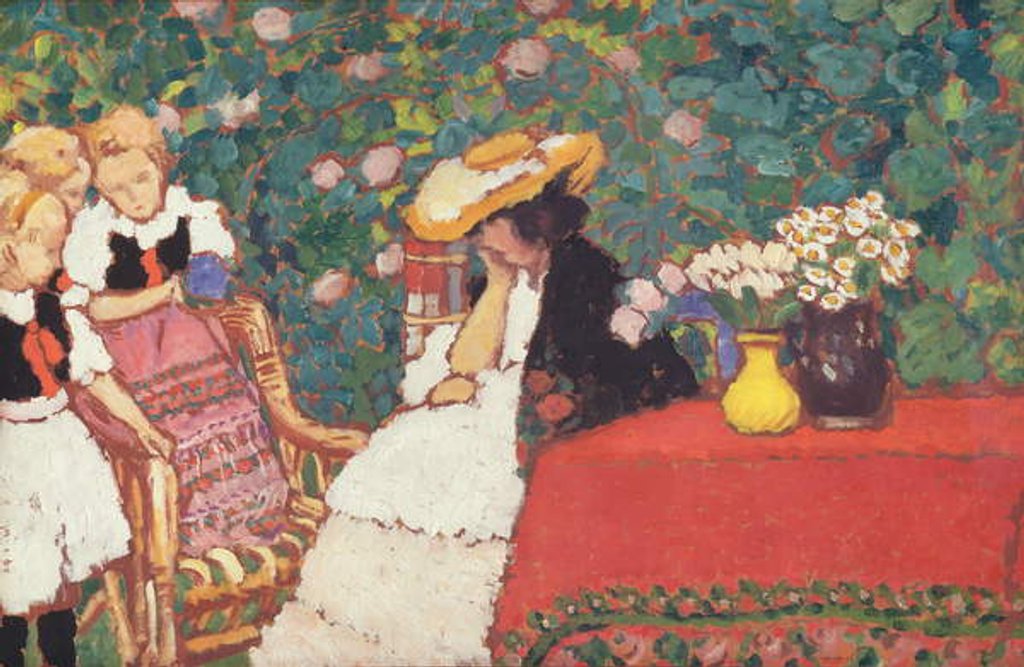 Detail of Woman with Three Girls, c.1909 by Jozsef Rippl-Ronai