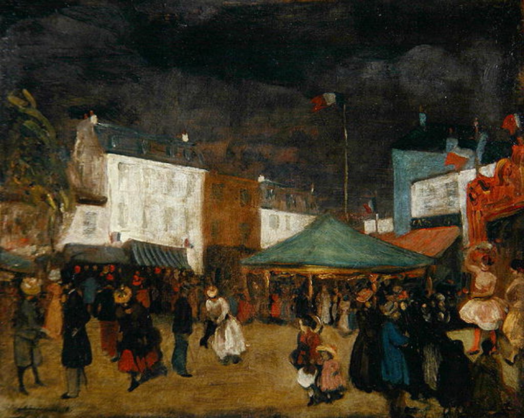Detail of The County Fair, c.1895 by William James Glackens