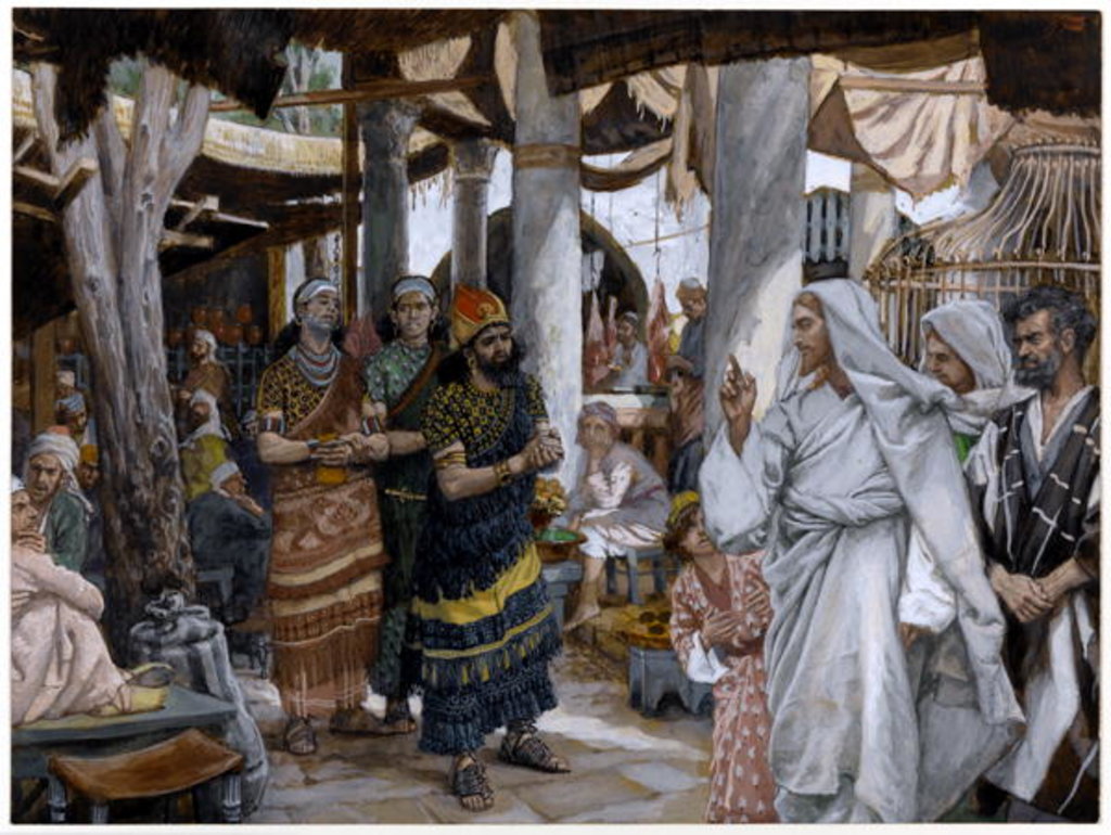Detail of The Healing of the Ruler's Son by James Jacques Joseph Tissot