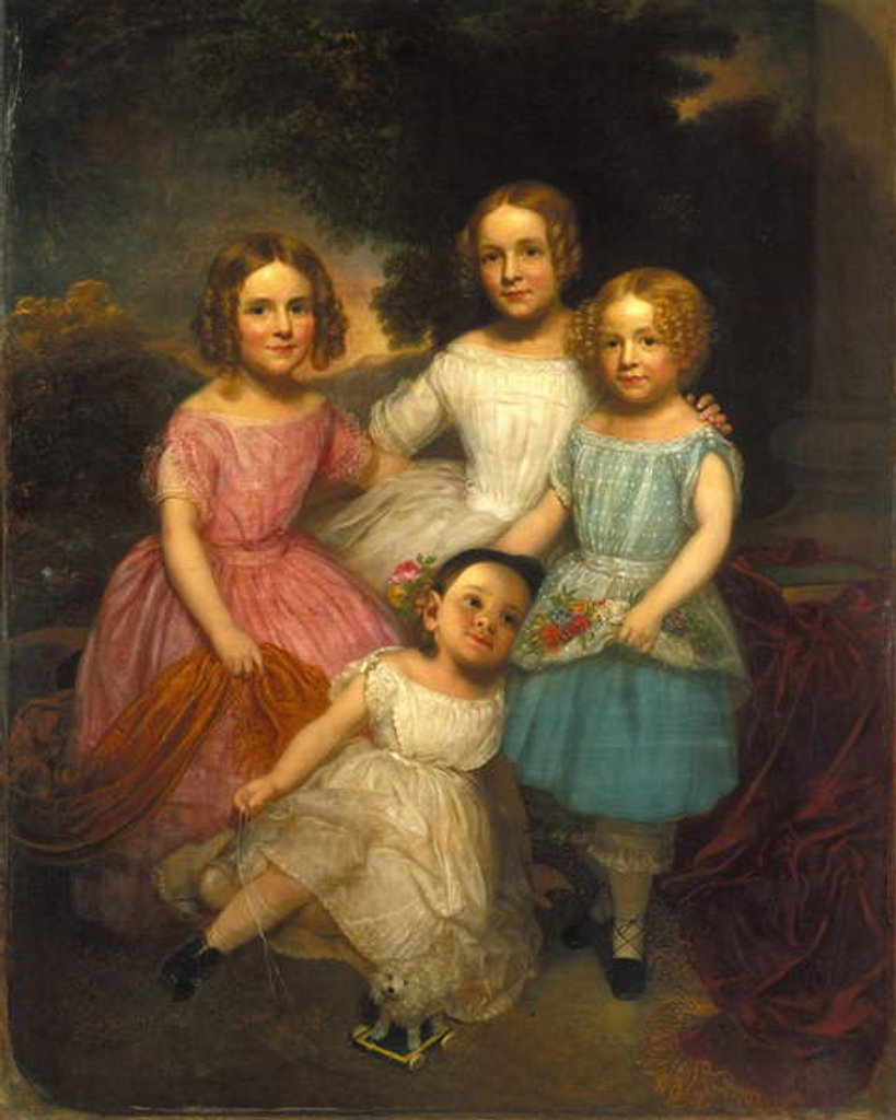 Detail of Adrian Baucker Holmes Children, c.1850 by Charles Wesley Jarvis
