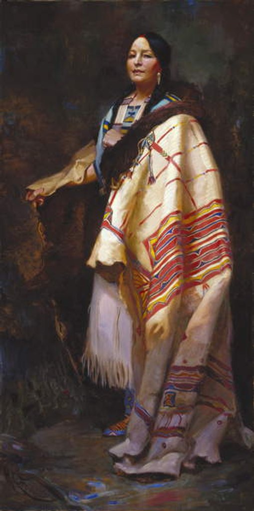 Detail of Handsome Morning - A Dakota, 1921 by Harry C. Edwards