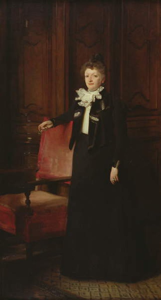 Detail of Mrs Charles Huntington, 1898 by John Singer Sargent