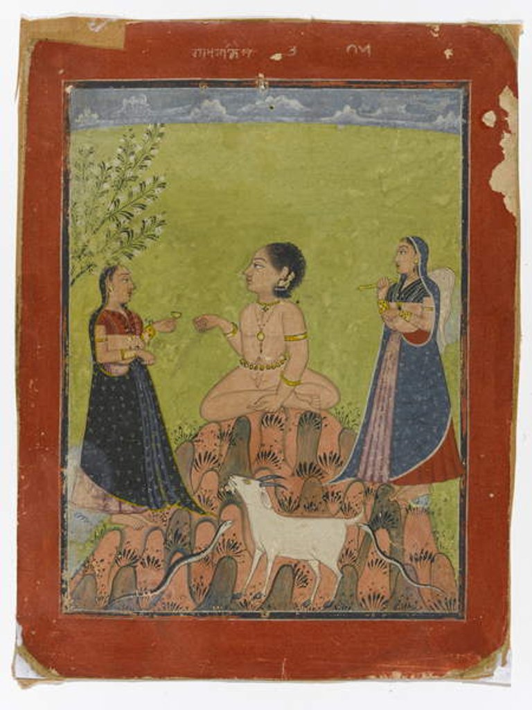 Detail of Malkos Raga, c.1735-40 by Indian School