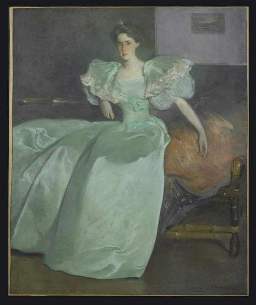 Detail of Miss Helen Manice, 1895 by John White Alexander