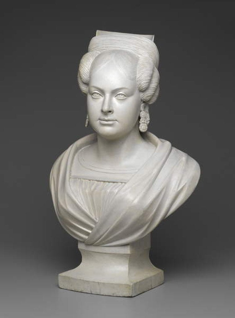 Detail of Mrs Charles Dodge, c.1830-40 by Charles Dodge