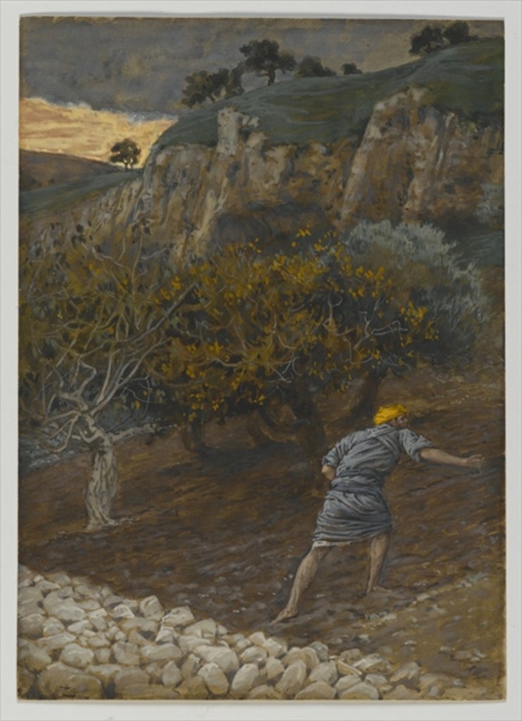 Detail of The Enemy Who Sows by James Jacques Joseph Tissot