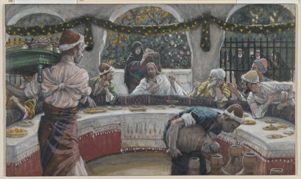 Detail of The Meal in the House of the Pharisee by James Jacques Joseph Tissot