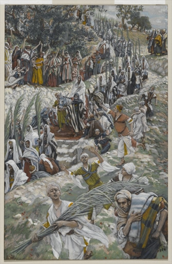 Detail of The Procession on the Mount of Olives by James Jacques Joseph Tissot