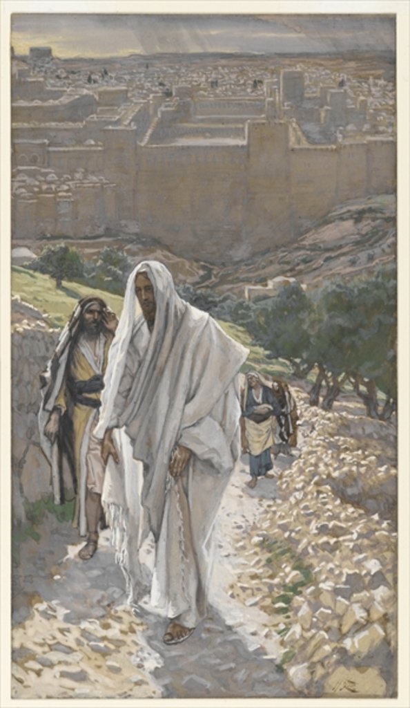 Detail of Jesus goes in the Evening to Bethany by James Jacques Joseph Tissot