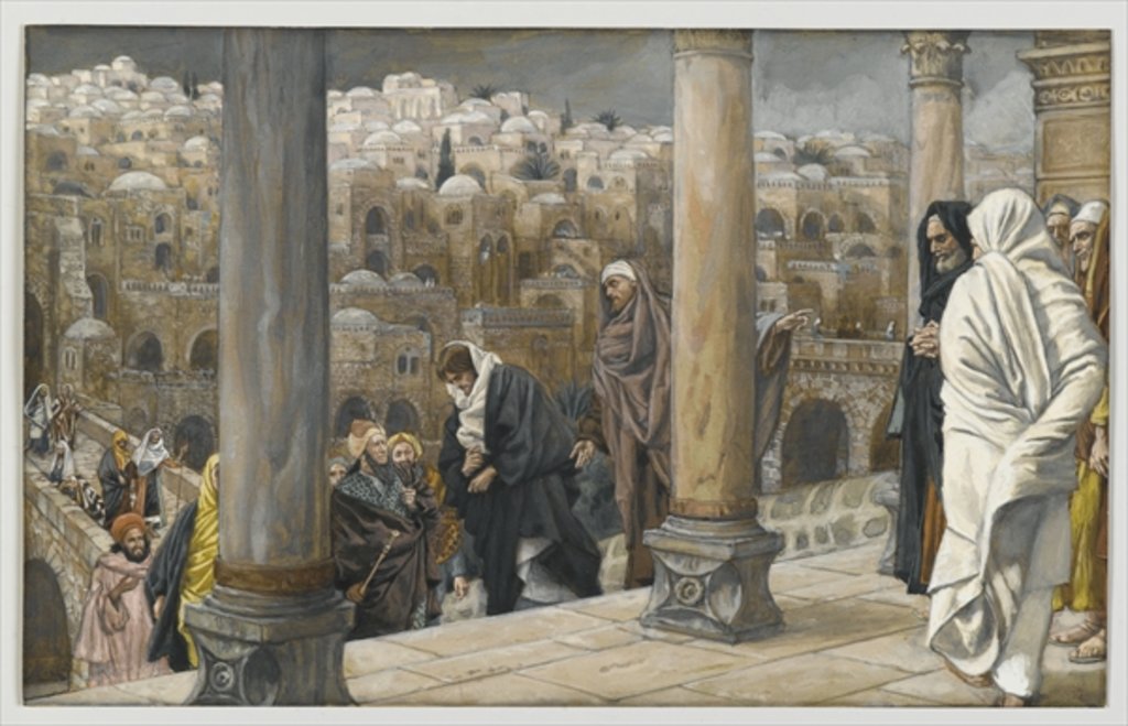 Detail of The Gentiles Ask to See Jesus by James Jacques Joseph Tissot