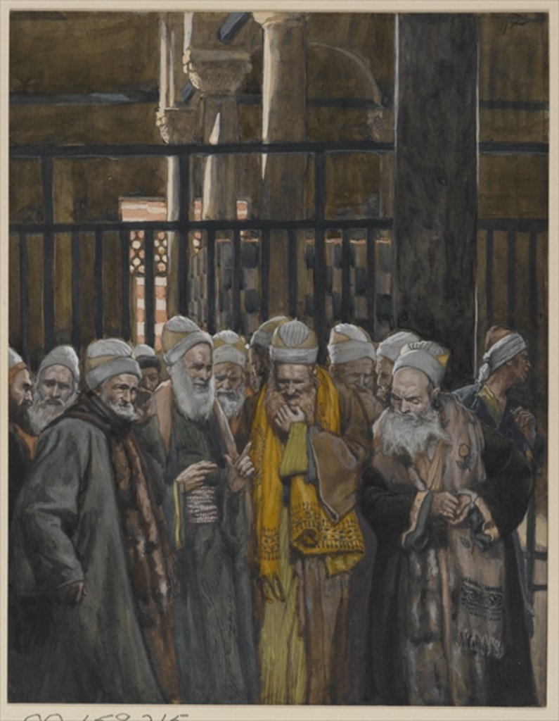 Detail of Conspiracy of the Jews by James Jacques Joseph Tissot