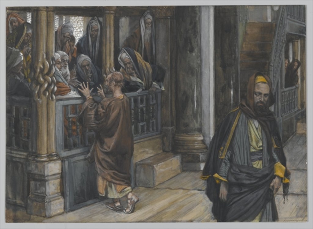 Detail of Judas Goes to the Find the Jews by James Jacques Joseph Tissot