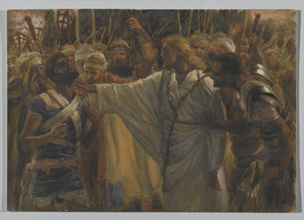 Detail of The Healing of Malchus by James Jacques Joseph Tissot