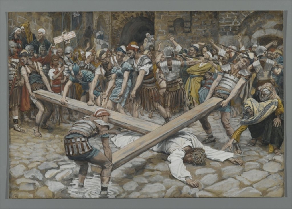 Detail of Simon the Cyrenian Compelled to Carry the Cross with Jesus, 1886-94 by James Jacques Joseph Tissot