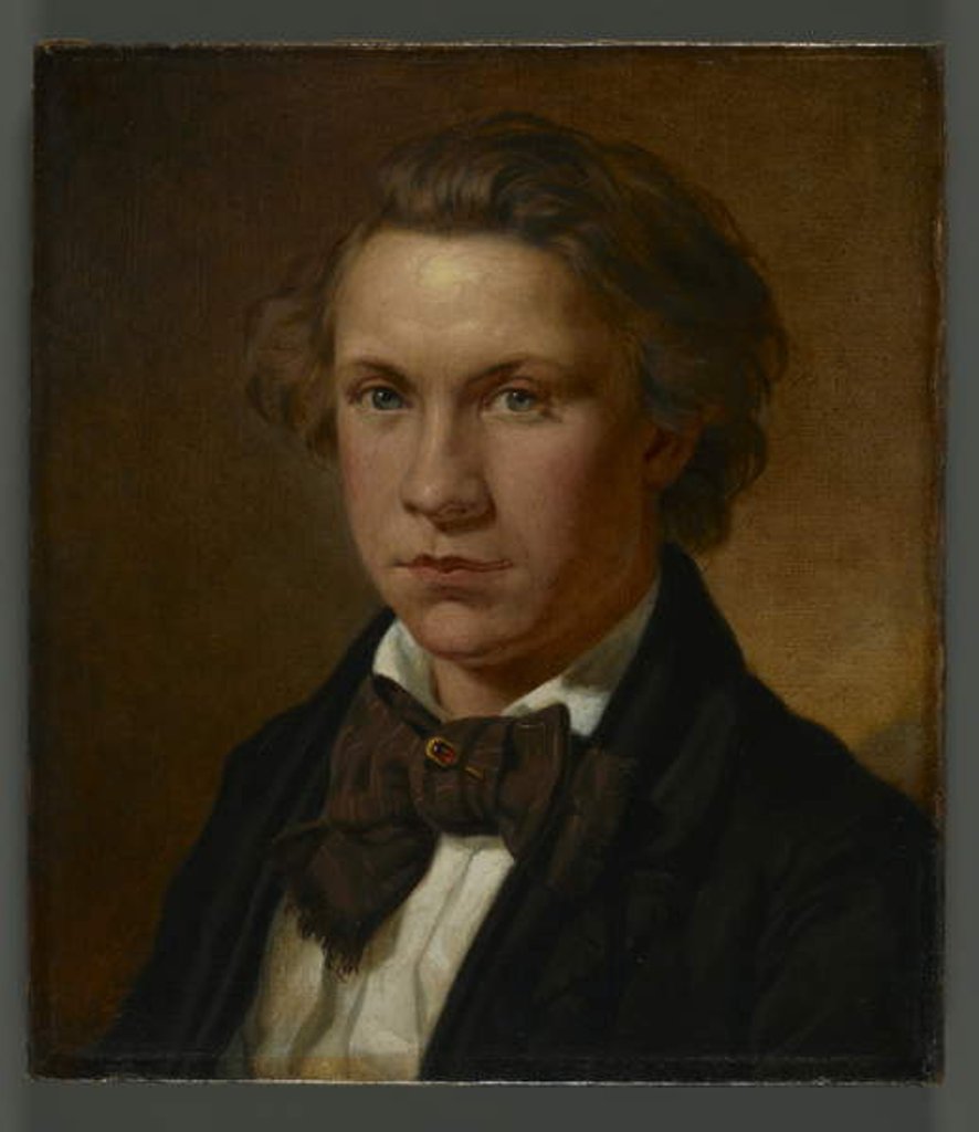 Detail of Portrait of a Man, 1859 by John Whittaker