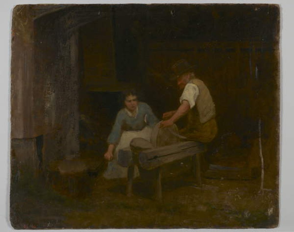 Detail of The Fugitive Slaves by Eastman Johnson